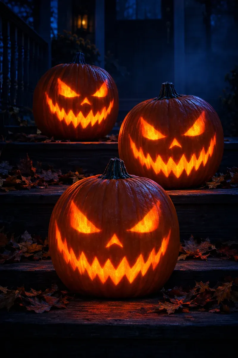Pumpkin Chorus projection mapping template